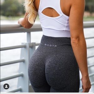 NVTGN XS Black speckled biker shorts